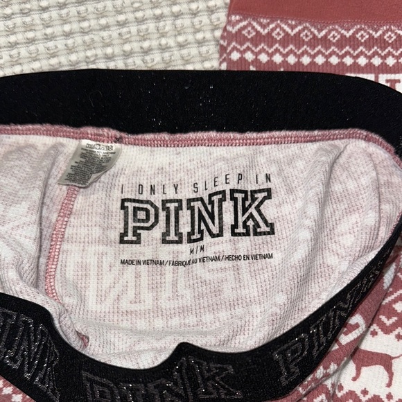 Pink Patterned Leggings - Picture 2 of 2